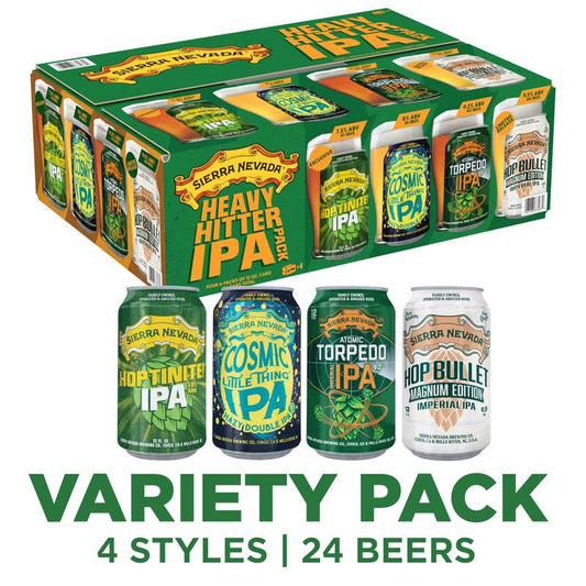 Sierra Nevada Heavy Hitters IPA Pack 24pk 12oz Cans