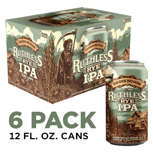 Sierra Nevada Ruthless Rye IPA 6pk 12oz Cans