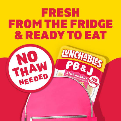 Lunchables PB&J Peanut Butter Sandwich & Strawberry Dip - 2.27oz