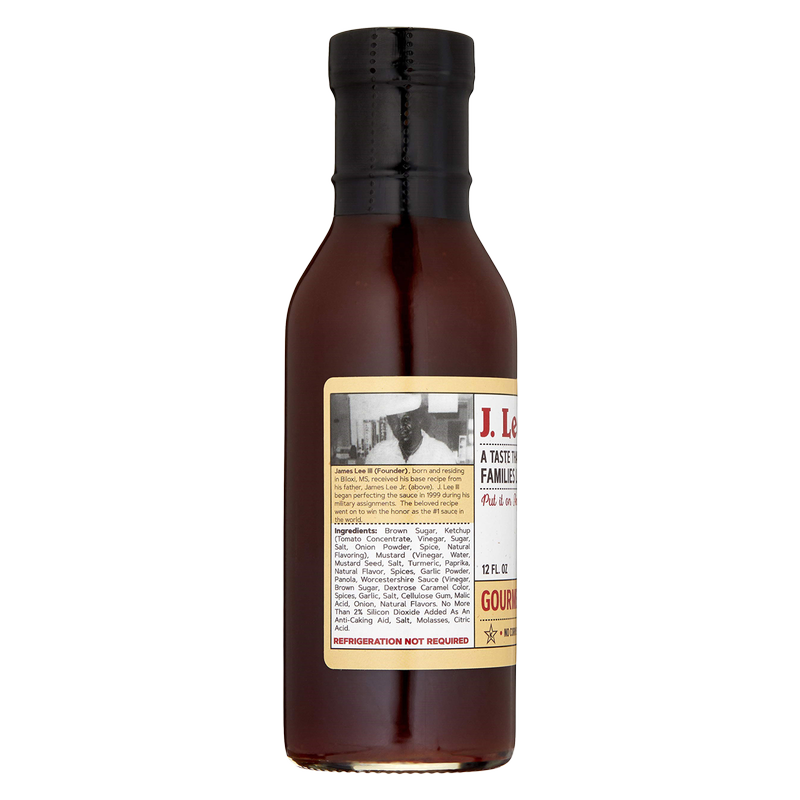 J. Lee's Original Gourmet BBQ Sauce 12oz