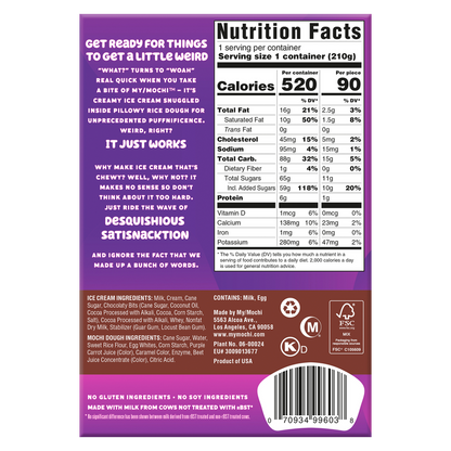 My/Mochi Ice Cream Double Chocolate 6ct