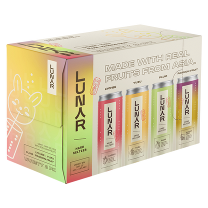 Lunar Hard Seltzer Variety Pack 8pk 12oz Can 4.7% ABV