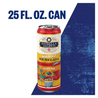 Estrella Jalisco Mango Michelada Single 25oz Can 3.5% Abv