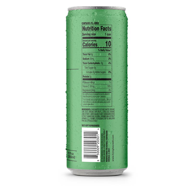 Heywell Calm + Hydrate Sparkling Lime 12oz Can