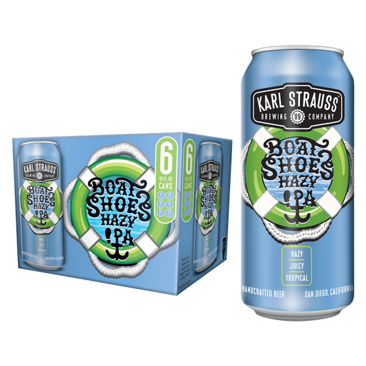 Karl Strauss Brewing Boat Shoes Hazy IPA 6pk 16oz Can