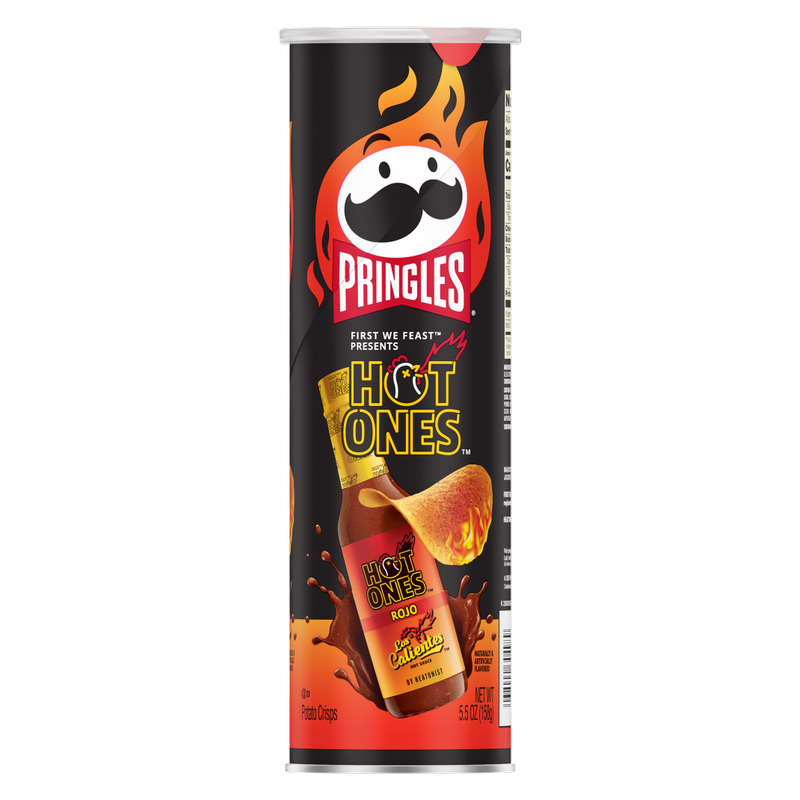 Pringles® Hot Ones® Rojo, 5.5 oz