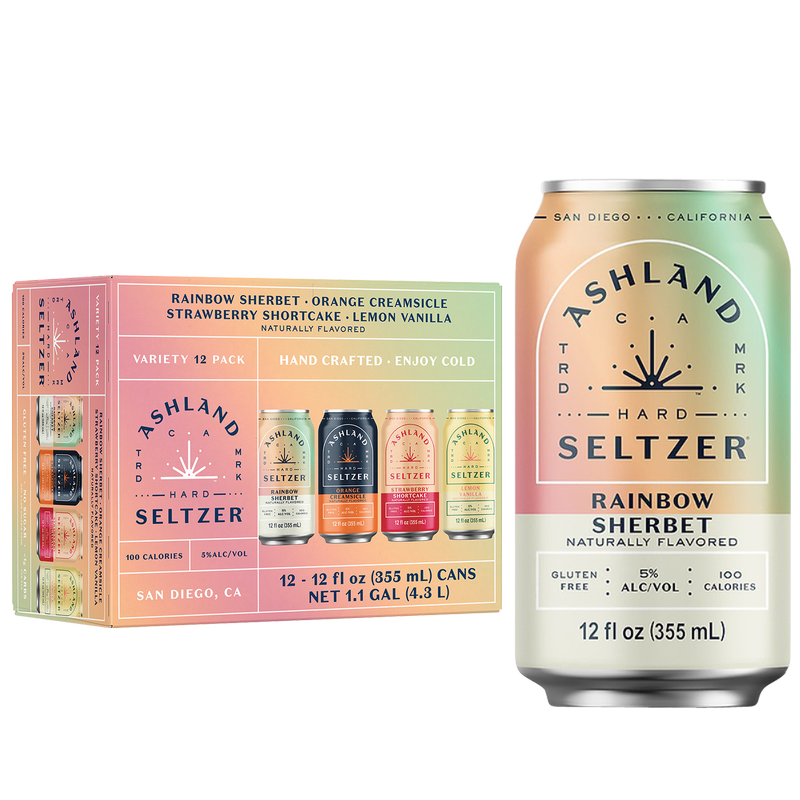 Ashland Hard Seltzer Ice Cream Variety 12pk 12oz Can 5.0% ABV