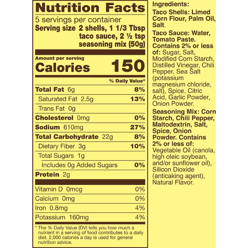 Old El Paso Stand'n Stuff Taco Kit 8.8 oz