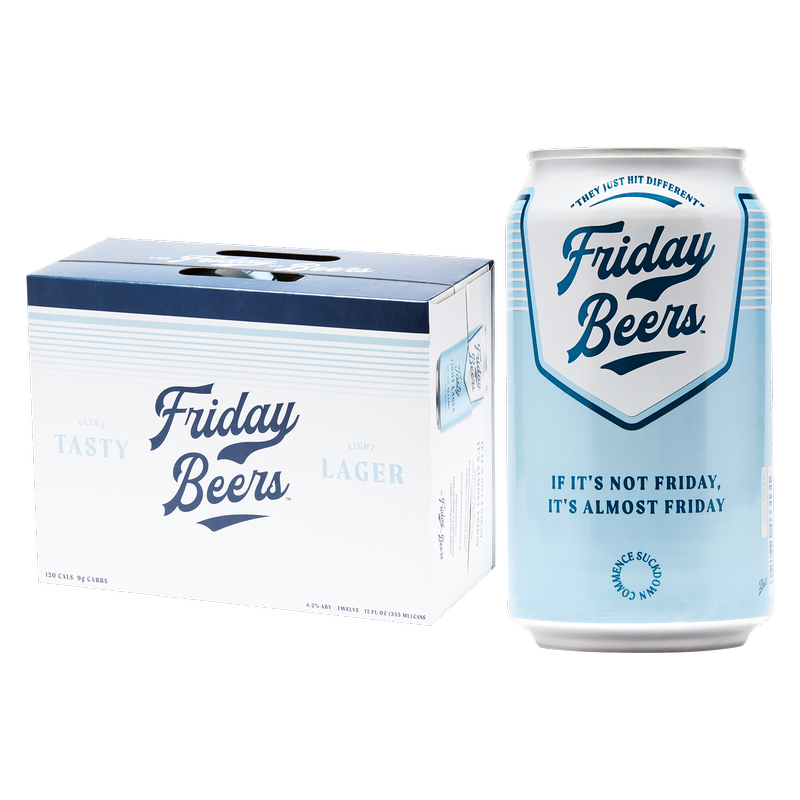 Friday Beers Tasty Light 12pk 12oz Can 4.2% ABV