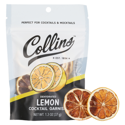 Collins Dehydrated Lemon Cocktail Garnish