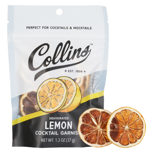 Collins Dehydrated Lemon Cocktail Garnish