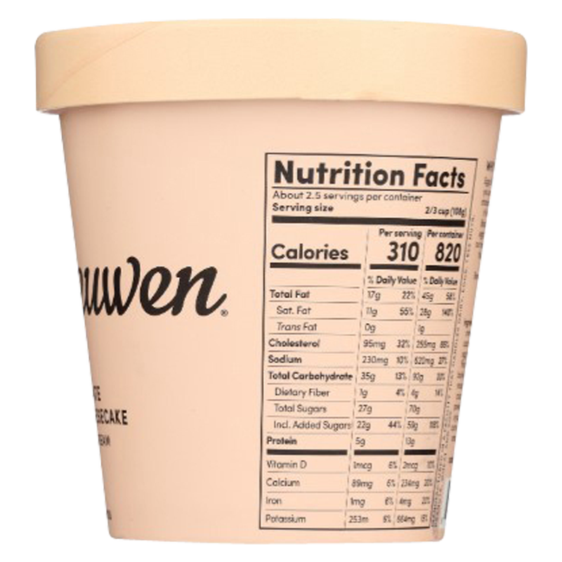 Van Leeuwen Chocolate Caramel Cheesecake Ice Cream Pint 14oz