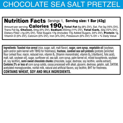 Rice Krispies Treats Bliss Chocolate Sea Salt Pretzel, 1.5 oz