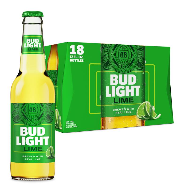 Bud Light Lime 18pk 12oz Bottles