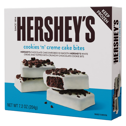 Hershey's Cookies n' Crème Cake Bites 7.2oz (Frozen)