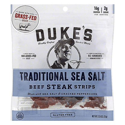 Duke's Traditional Sea Salt And Peppercorn Beef Steak Stripe 2.5oz