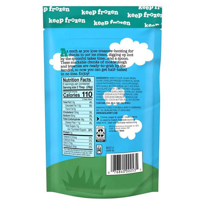 Ben & Jerry's Frozen Half Baked Dough Chunks 6oz