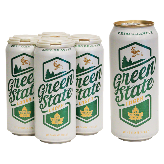 Zero Gravity Green State Lager 4pk 16oz Can 4.9% ABV