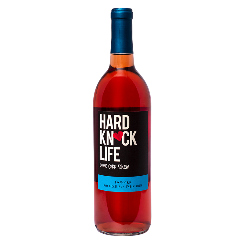 Love Cork Screw Hard Knock Life Concord 750 ml