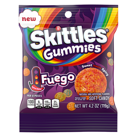 Skittles Gummies Fuego 4.2oz
