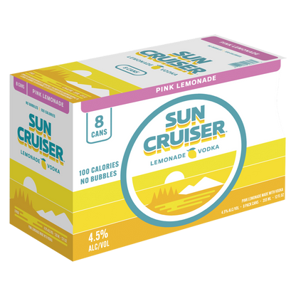 Sun Cruiser Pink Lemonade Vodka 8pk 12oz Can