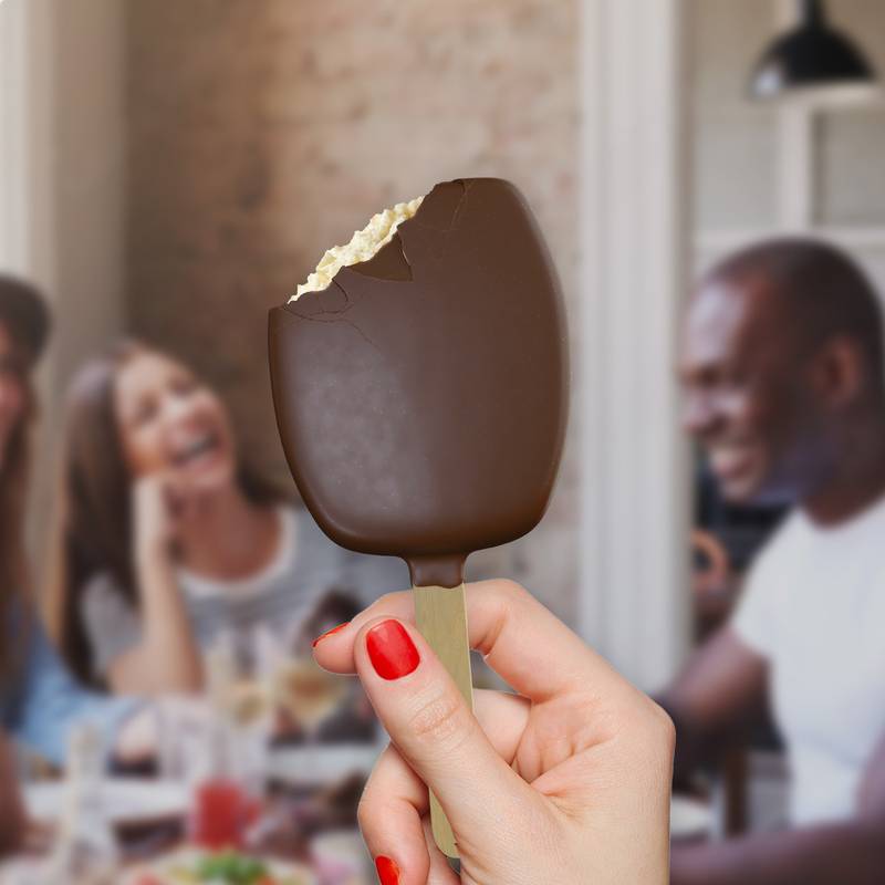 DOVE Vanilla Ice Cream Bars Coated With Dark Chocolate, 3ct