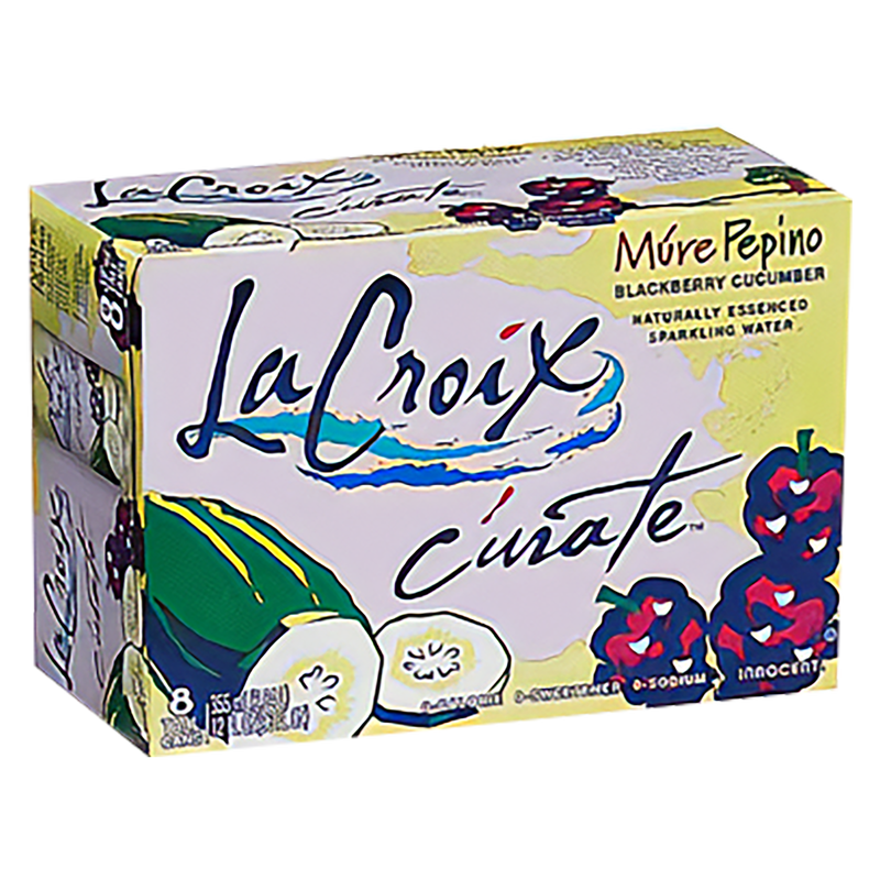 La Croix Curate Blackberry Cucumber Sparkling Water 8pk 12oz Can