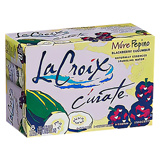 La Croix Curate Blackberry Cucumber Sparkling Water 8pk 12oz Can