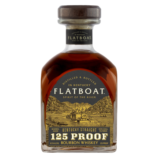 Flatboat High Proof Bourbon 750ml (125 Proof)