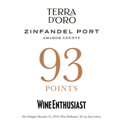 Terra d'Oro Zinfandel Port 750ml