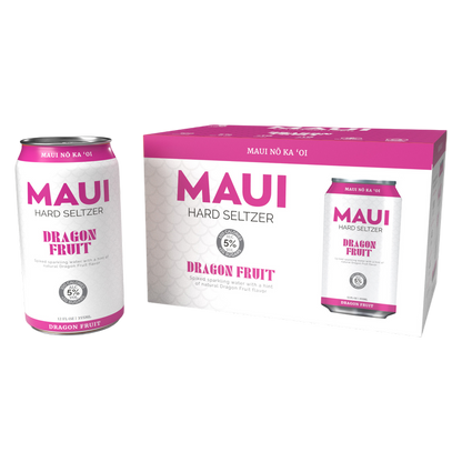 Maui Brewing Hard Seltzer Dragon Fruit 6pk 12oz Can