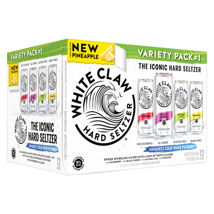 White Claw Seltzer Variety #1 12pk 12oz Can 5.0% ABV