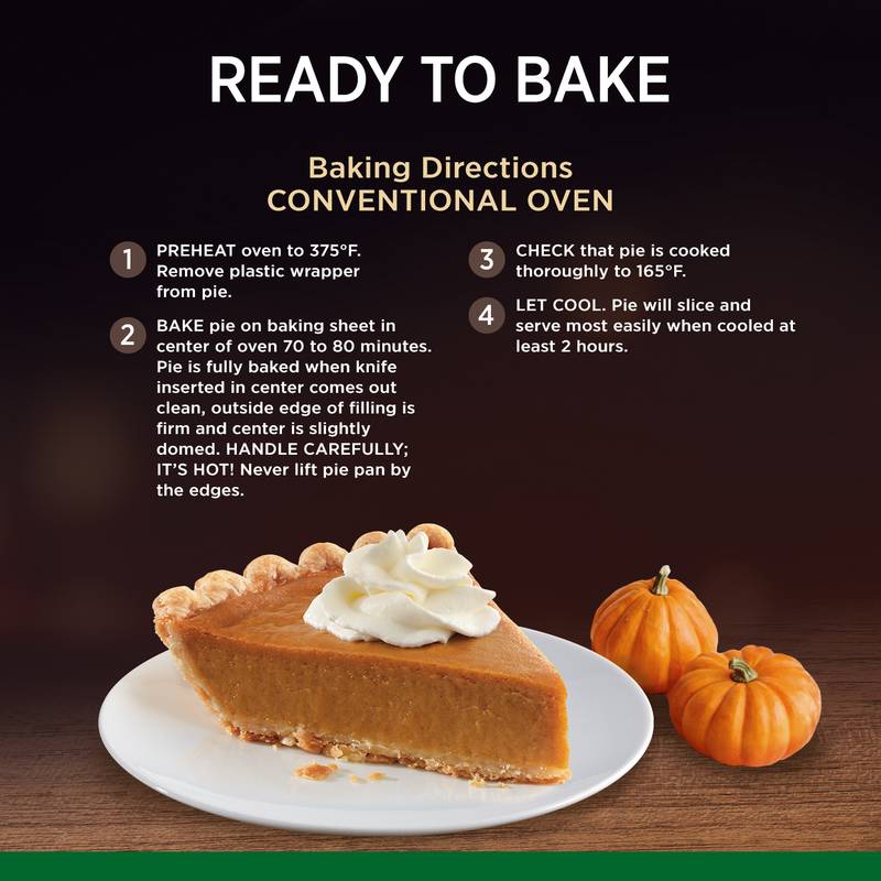 Marie Callender's Frozen Ready to Bake Pumpkin Pie