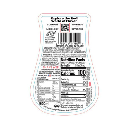 Re'al Lychee Syrup 16.9oz