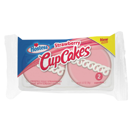 Hostess Cup Cakes Strawberry Cupcake, 3.17 oz