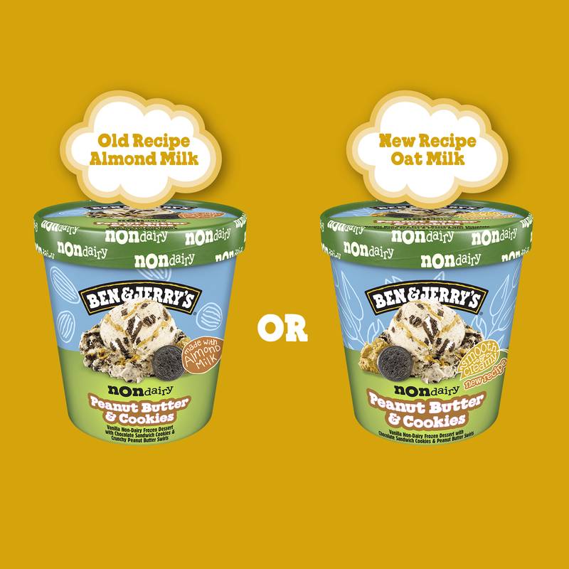 Ben & Jerry's Non-Dairy P.B. & Cookies Pint Dessert Pint
