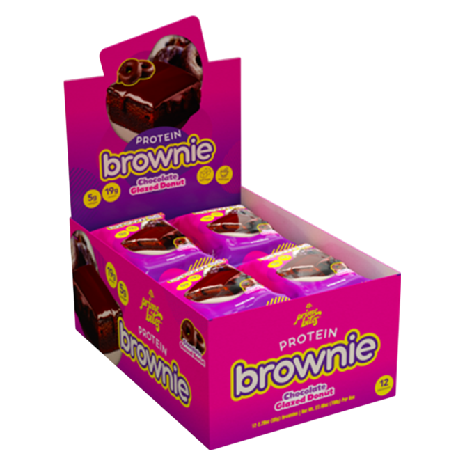 Prime Bites Protein Brownie Chocolate Glazed Donut 12 CT