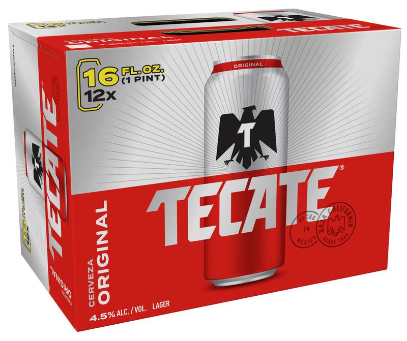 Tecate Lager (12PKC 16OZ)