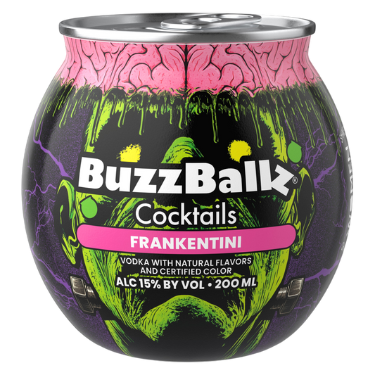 BuzzBallz Frankentini Cocktail, 200ml, 30 Proof (15% ABV)