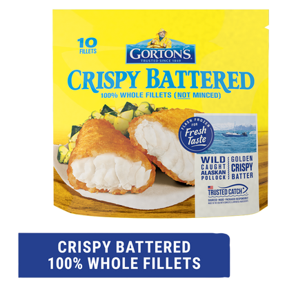 Gorton's Crispy Battered Frozen Fish Fillets - 19oz