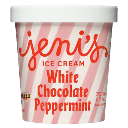 Jeni's, White Chocolate Peppermint Ice Cream Pint