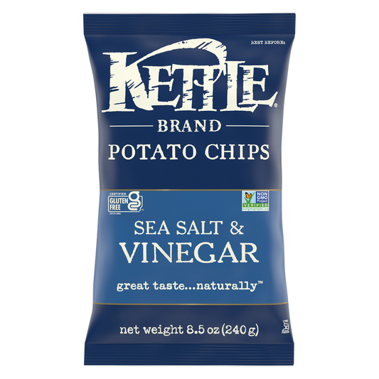 Kettle Brand Sea Salt & Vinegar Potato Chips 8.5oz