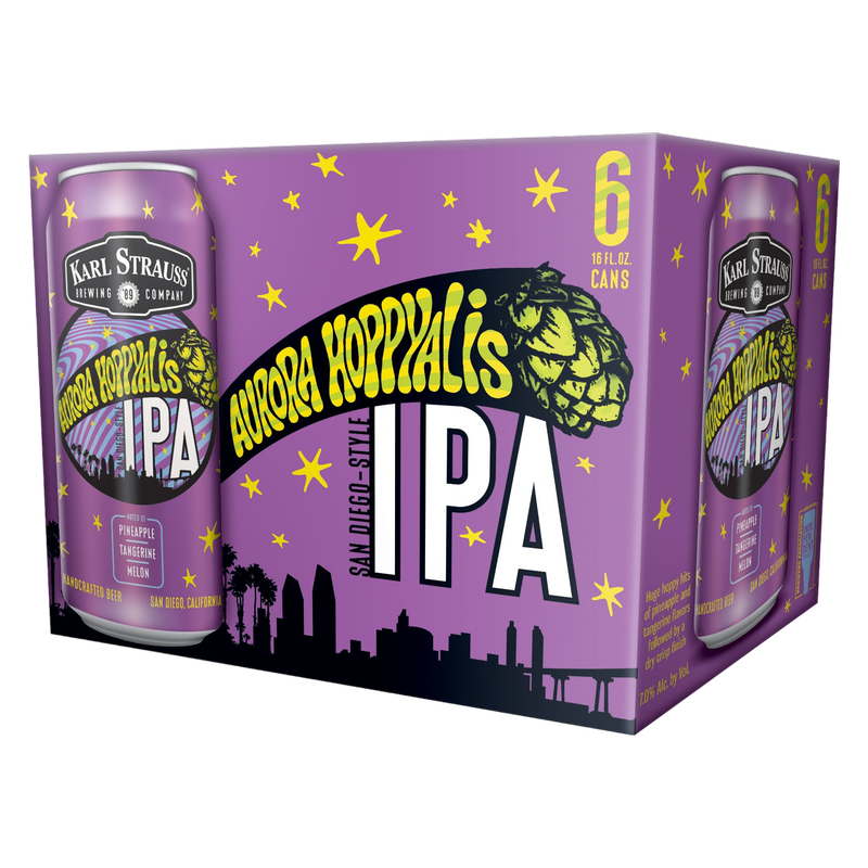 Karl Strauss Brewing Co. Aurora Hoppyalis IPA 6pk 16oz