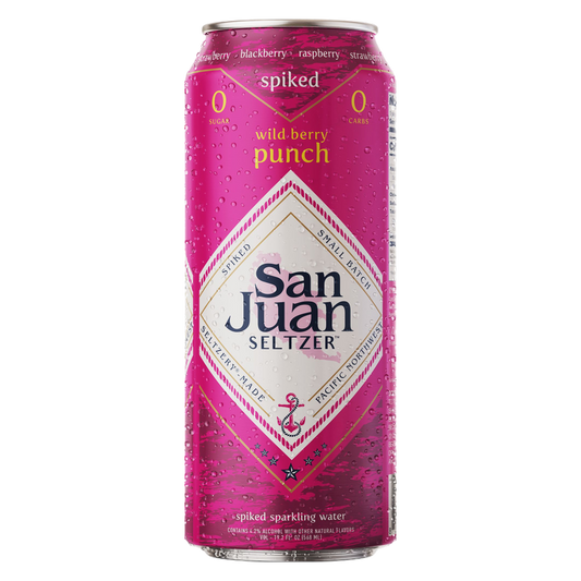 San Juan Seltzer Wild Berry Punch Single 19.2oz Can