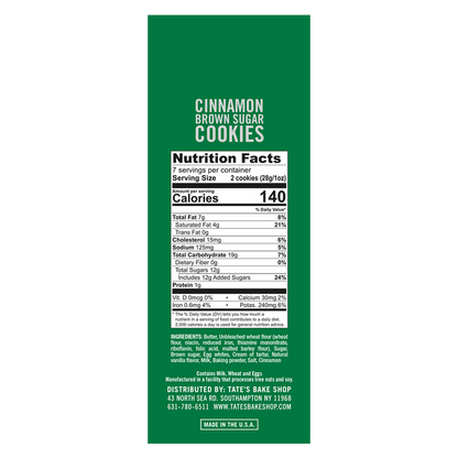 Tate's Bake Shop Cinnamon Brown Sugar Cookies 7oz