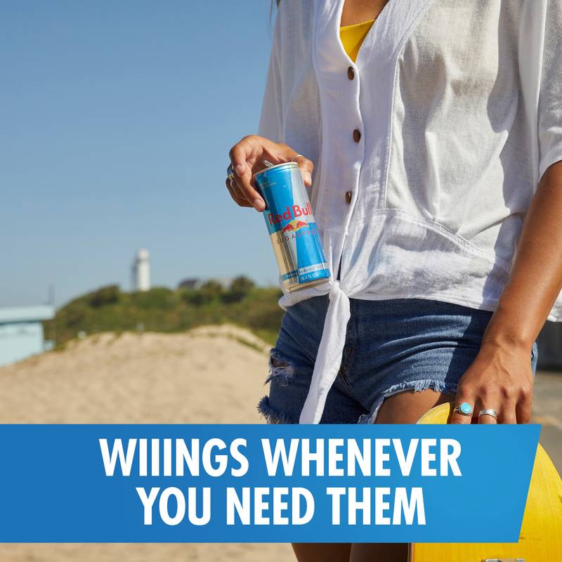 Red Bull Energy Drink Sugar Free 16oz Can