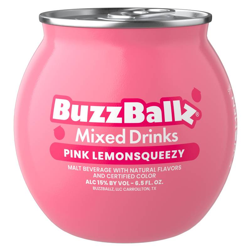 BuzzBallz Pink Lemonsqueezy 6.5oz