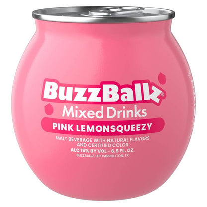 BuzzBallz Pink Lemonsqueezy 6.5oz