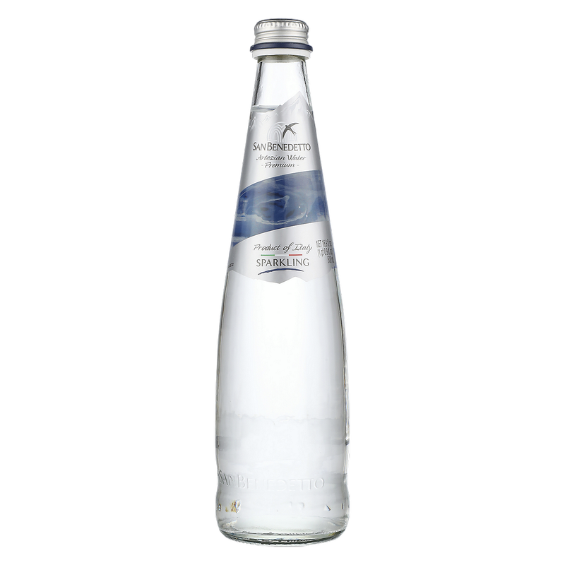 San Benedetto Prestige Sparkling Water 500mL Glass Bottle