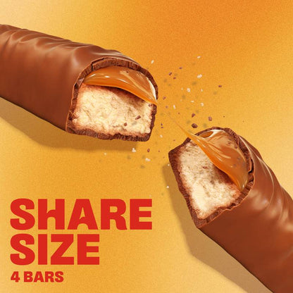 TWIX Milk Chocolate Caramel Cookie Candy Bar, Share Size, 3.02 oz